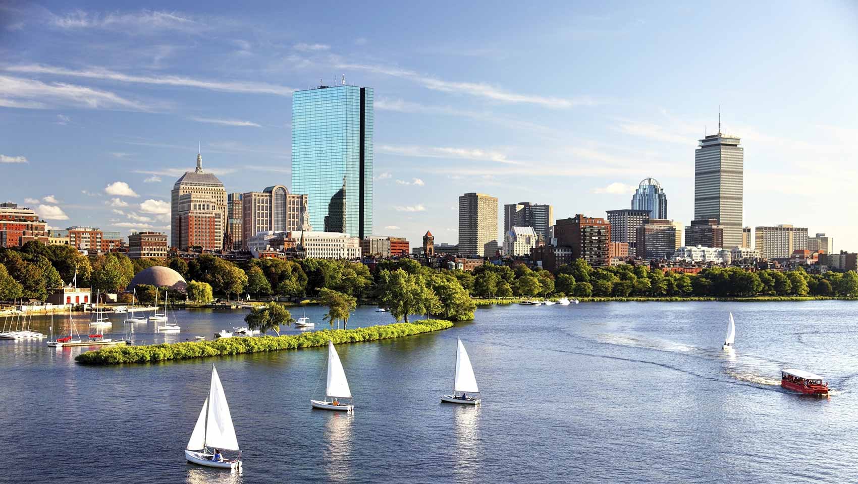 Charles river in boston
