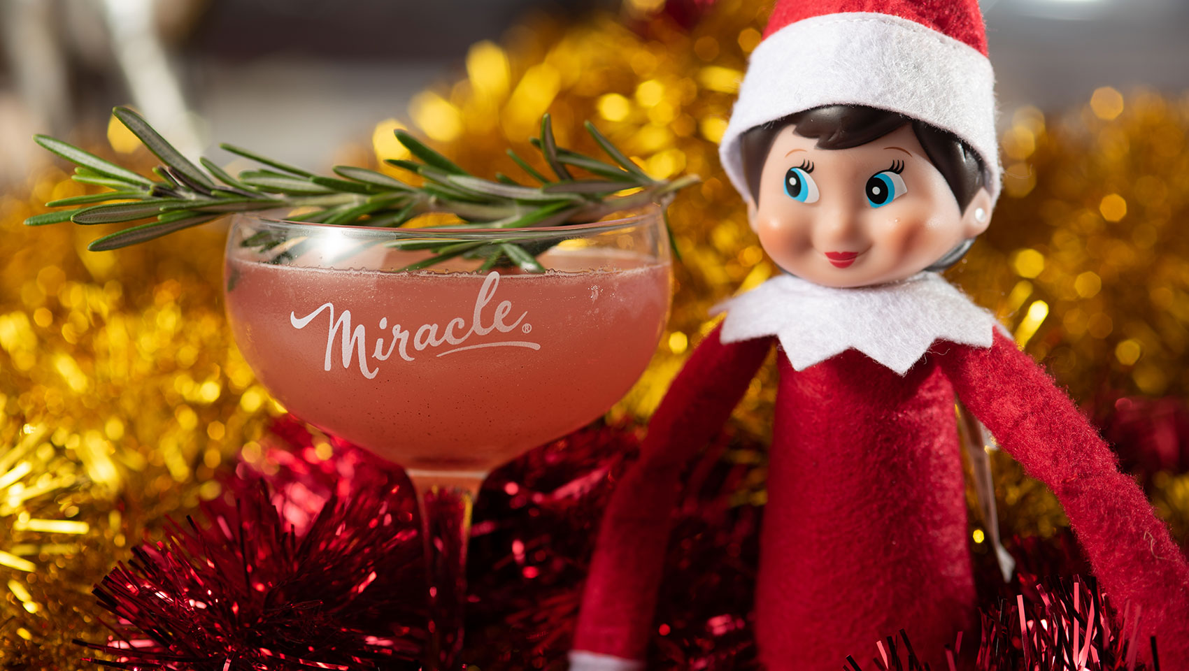 miracle bar cocktails and ornaments