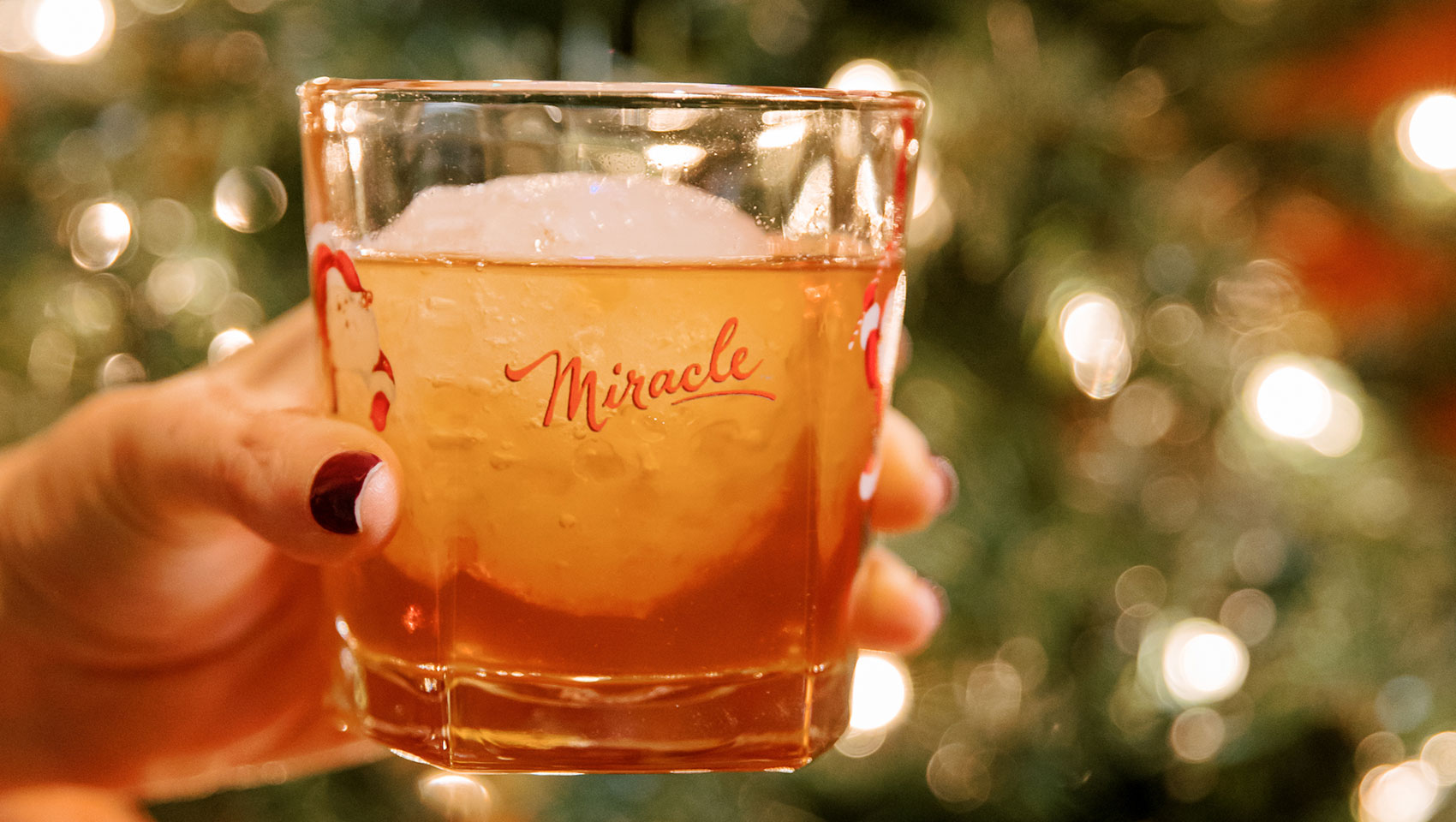 miracle bar cocktails and ornaments