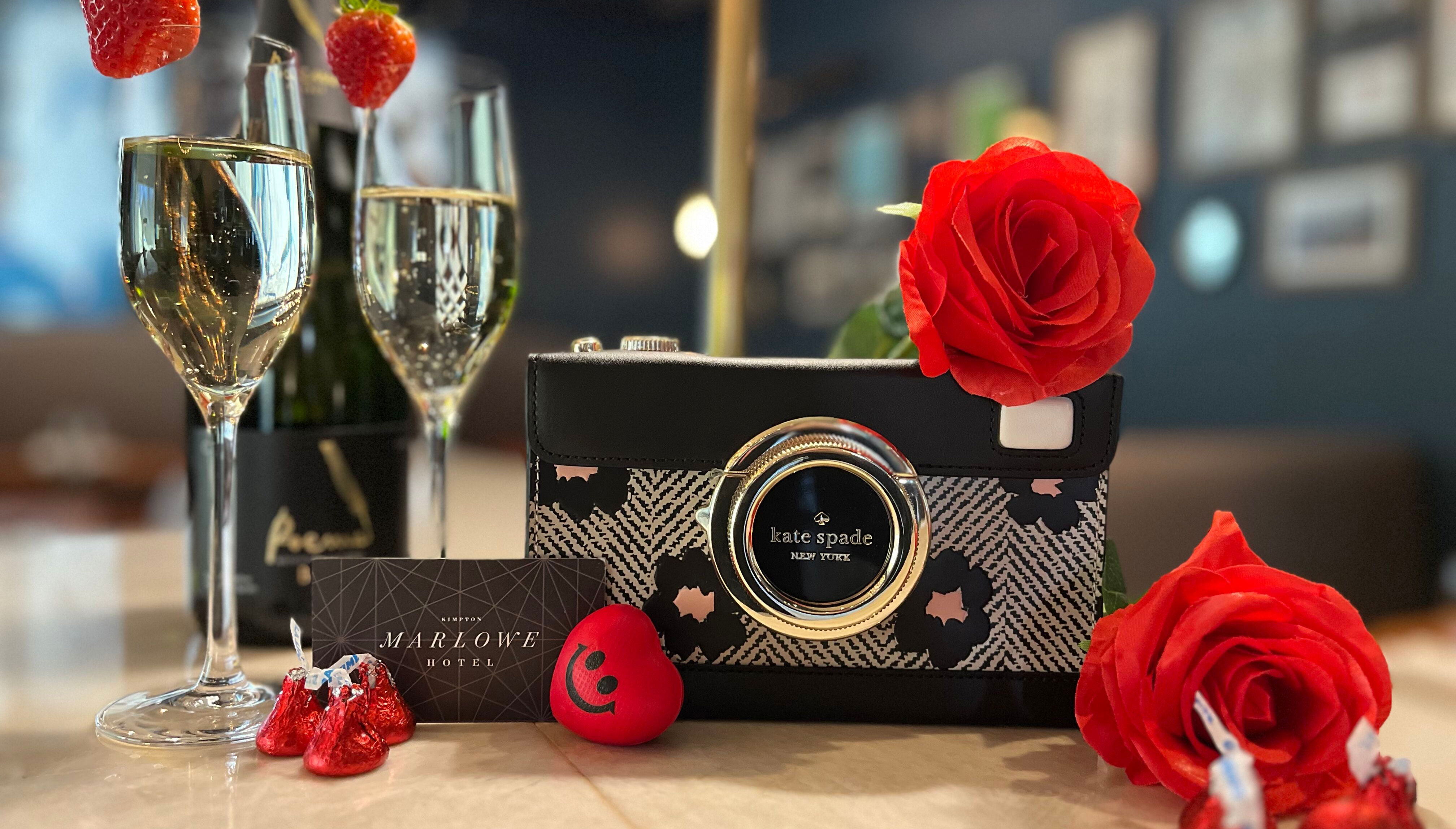 roses and champagne