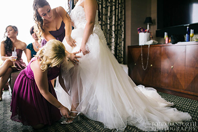 real wedding images at kimpton marlowe hotel