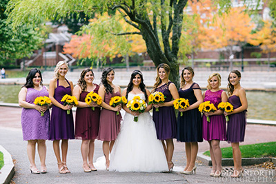 real wedding images at kimpton marlowe hotel