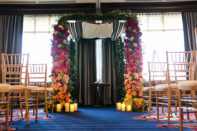 Wedding set up at Kimpton Marlowe Hotel