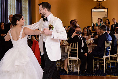 Couple dancing together