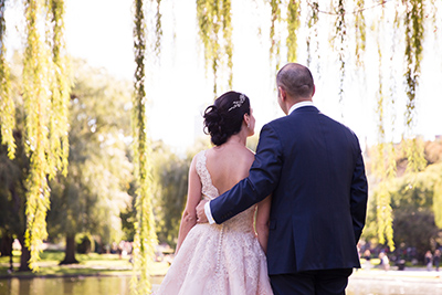 real wedding images at kimpton marlowe hotel