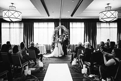 real wedding images at kimpton marlowe hotel