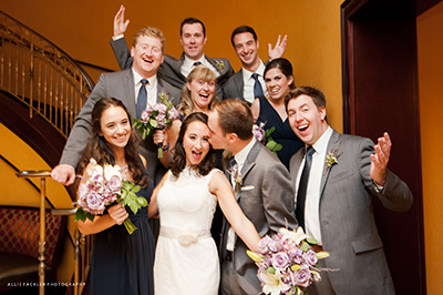 real wedding images at kimpton marlowe hotel