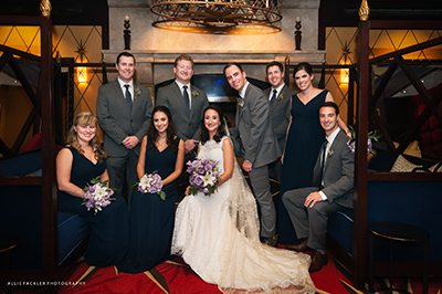 real wedding images at kimpton marlowe hotel