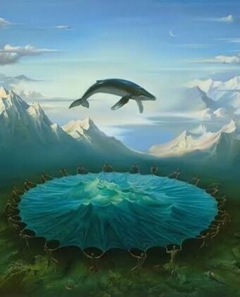 Breach painting by Vladimir Kush