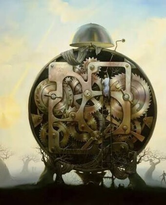 Millennium Watchman painting by Vladimir Kush