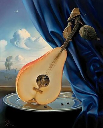 Still Life with Mandolin painting by Vladimir Kush
